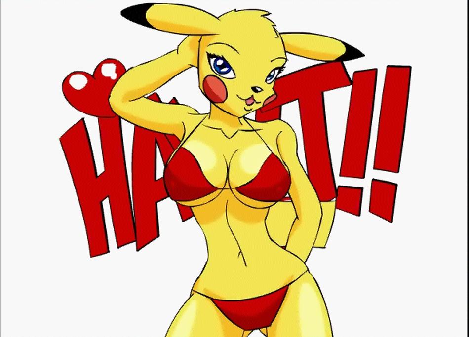 pikachu, nintendo, pokemon, tagme, bikini, furry, gen 1 pokemon, pokemon (creature), swimsuit