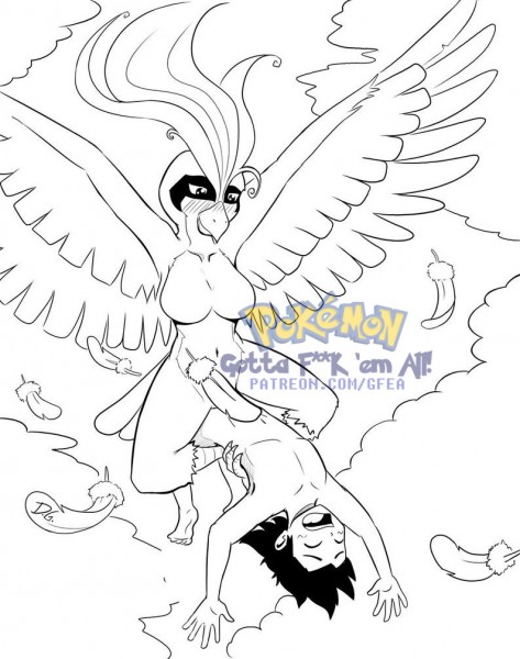 Rule34 – If it exists, there is porn of it / gfea (artist), pidgeot, satoshi (pokemon) / 184765