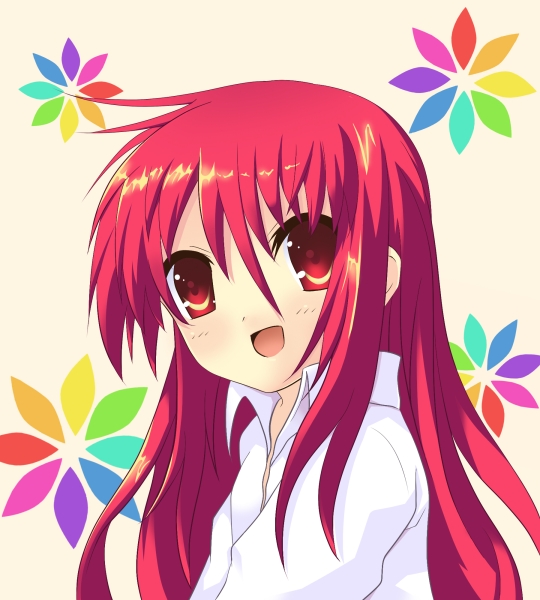 watage, shana, shakugan no shana, bad id, bad pixiv id, 00s, long hair, red eyes, red hair, solo