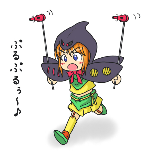yunkaasu (kakushiaji), elpeo puru, qubeley, qubeley mk ii, gundam, gundam zz, translation request, 1girl, blue eyes, blush, female focus, garter belt, mecha musume, orange hair, ribbon, solo