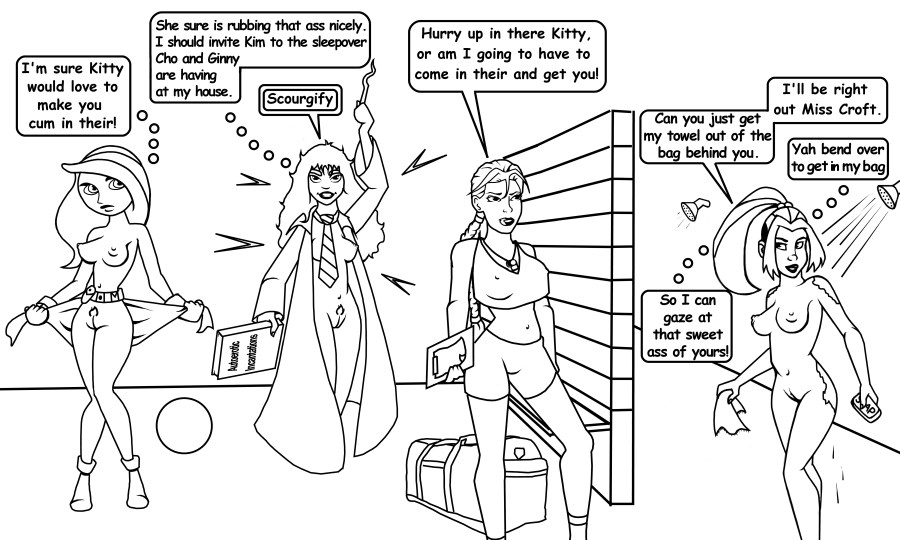 Rule34 – If it exists, there is porn of it / hoaxman, hermione granger, kimberly ann possible, kitty pryde, lara croft, shadowcat / 185312