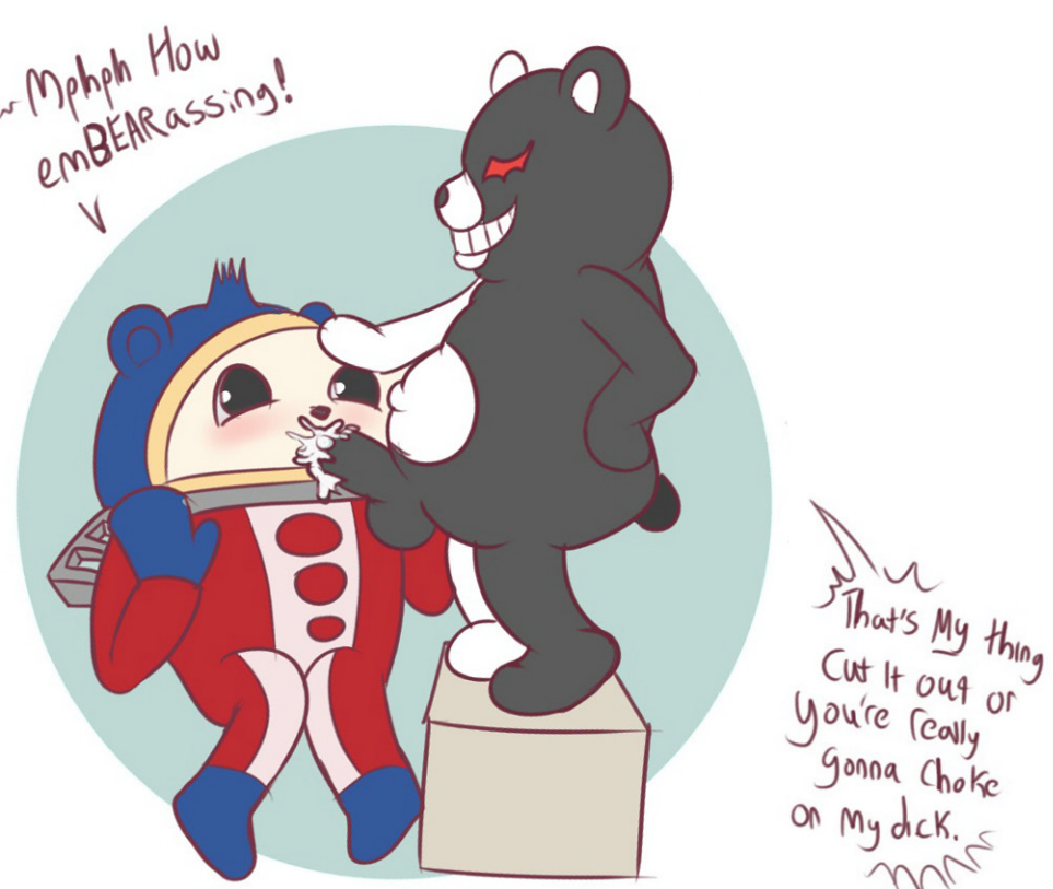 Rule34 – If it exists, there is porn of it / zaxstar, monokuma, teddie (persona 4) / 186027