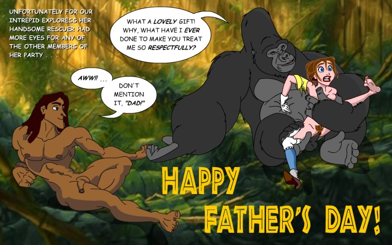 Rule34 – If it exists, there is porn of it / jane porter, kerchak, tarzan (character) / 186074