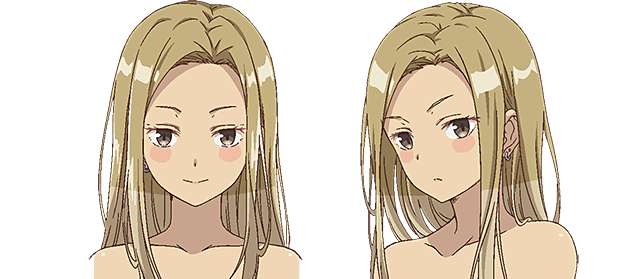 yuuki asami, hige wo soru. soshite joshikousei wo hirou., anime coloring, brown hair, gyaru, medium hair, pleated skirt, shirt, skirt