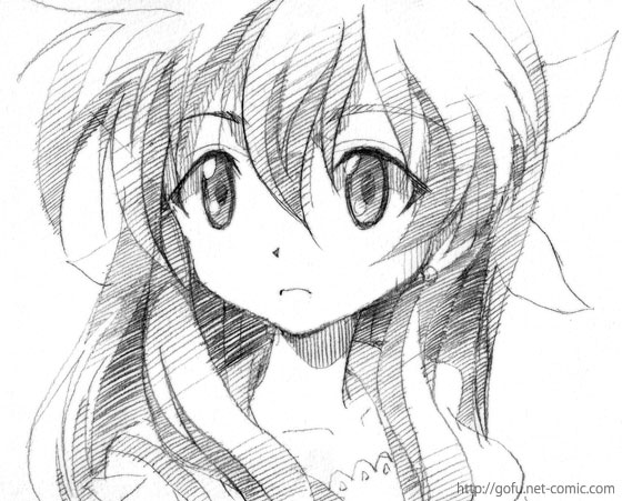 gofu, hidaka yumemi, sora wo miageru shoujo no hitomi ni utsuru sekai, tagme, traditional media, greyscale, monochrome, sketch, solo