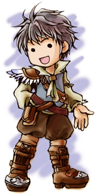 fuju, allegretto, trusty bell, lowres, 1boy, chibi, male focus, solo