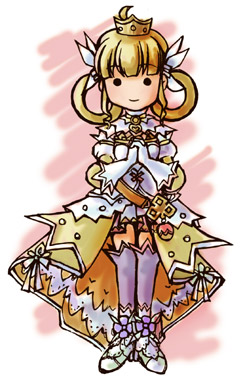 fuju, serenade (trusty bell), trusty bell, lowres, 1girl, chibi, female focus, solo, thighhighs