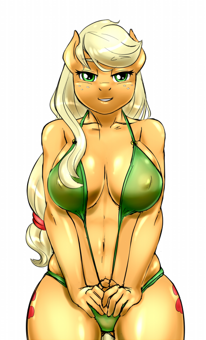 Rule34 – If it exists, there is porn of it / pia-sama, applejack (mlp) / 187838