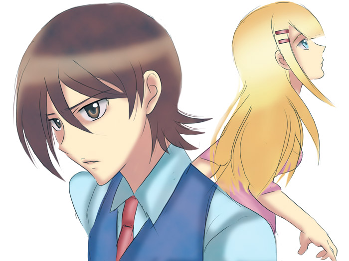 nico (artist), louise halevy, saji crossroad, gundam, gundam 00, bad id, bad pixiv id, 00s, blonde hair, long hair