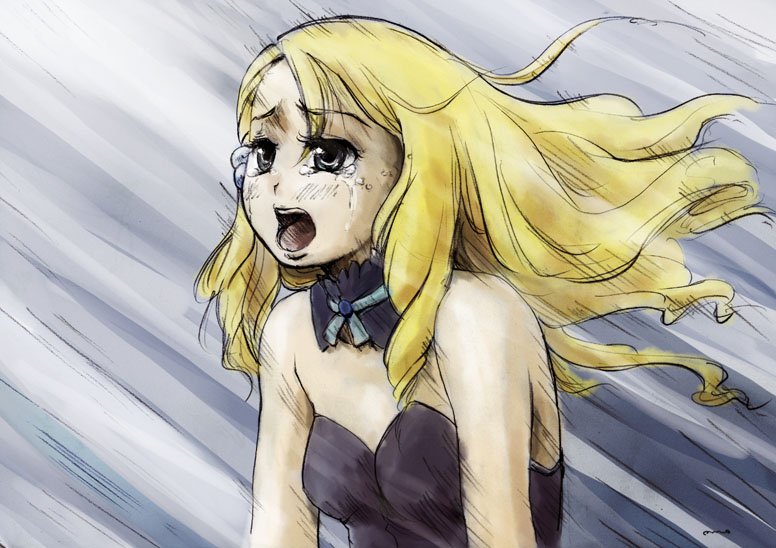 nick (pixiwixi), yun (simoun), simoun, bad id, bad pixiv id, 00s, 1girl, blonde hair, female focus, long hair, solo, tears