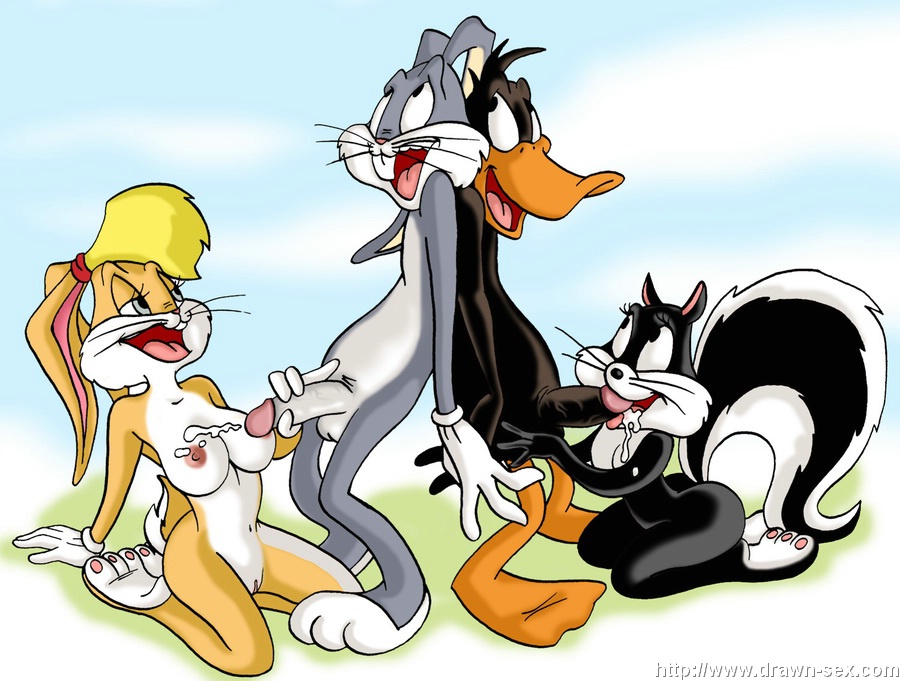 Rule34 – If it exists, there is porn of it / bugs bunny, daffy duck, lola bunny, penelope pussycat / 188636