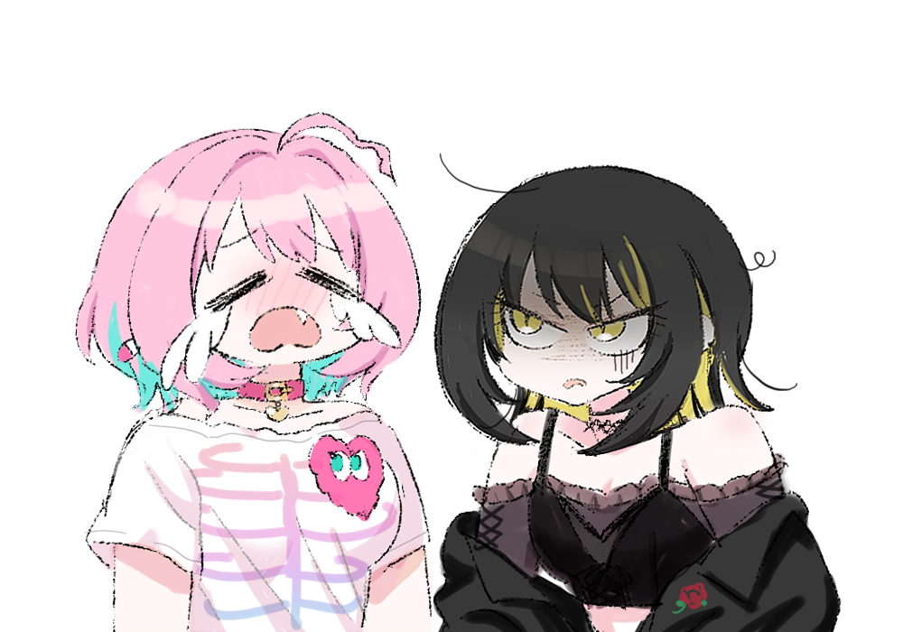 uu (bd1005), non-web source, tagme, 2girls, crying, multiple girls