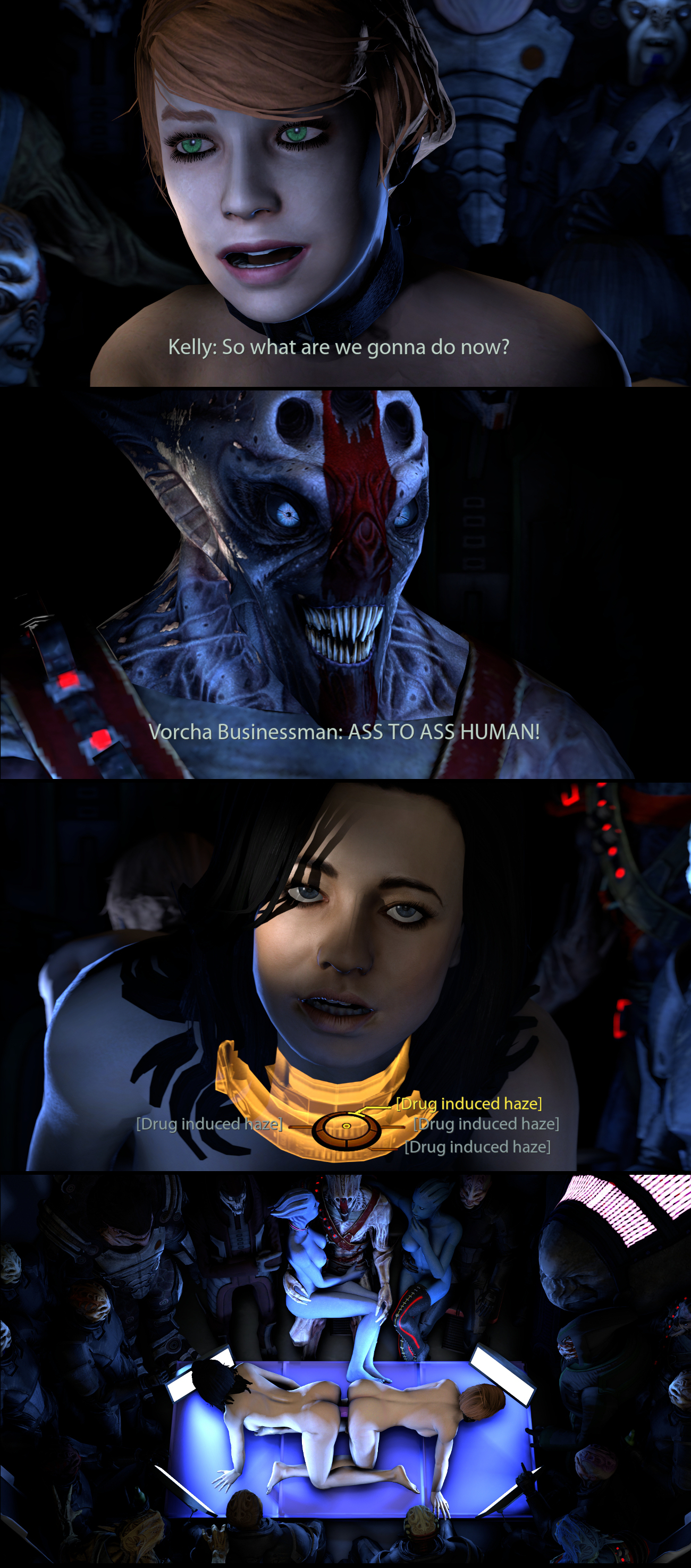 Rule34 – If it exists, there is porn of it / shittyhorsey, asari, batarian, elcor, kelly chambers, krogan, miranda lawson, turian, vorcha / 188951