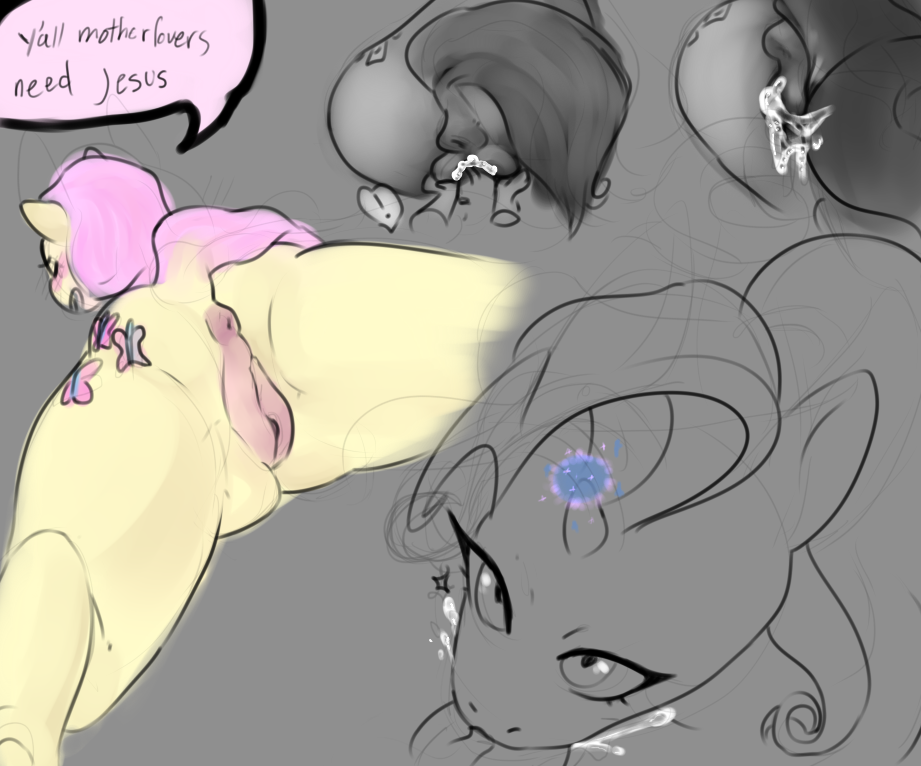 Rule34 – If it exists, there is porn of it / phallusbro, fluttershy (mlp), rarity (mlp) / 191271