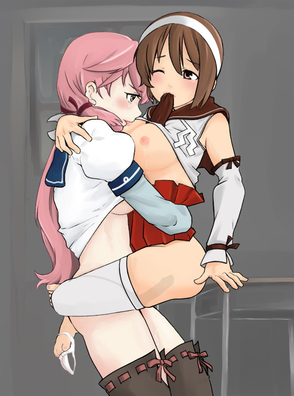 Rule34 – If it exists, there is porn of it / kiruhi, akashi (kantai collection), natori (kantai collection) / 192322