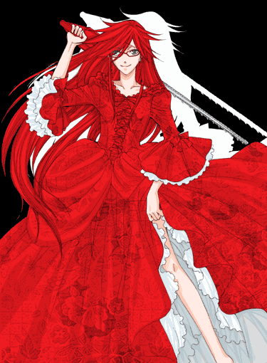 grell sutcliff, kuroshitsuji, tagme, 00s, crossdressing, dress