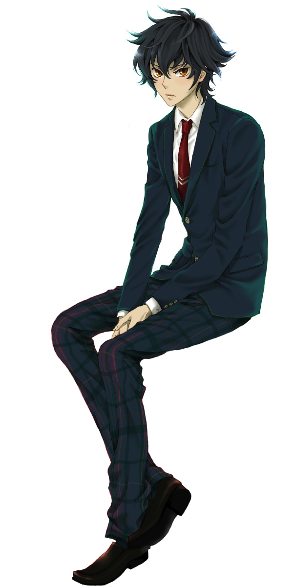 hyaku, setsuna f. seiei, gundam, gundam 00, bad id, bad pixiv id, highres, 00s, 1boy, formal clothes, male focus, solo, suit
