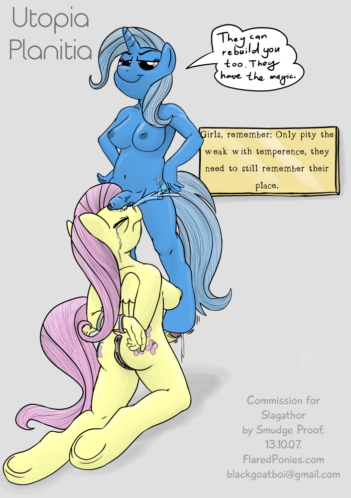 Rule34 – If it exists, there is porn of it / smudge proof, fluttershy (mlp), trixie (mlp) / 193047