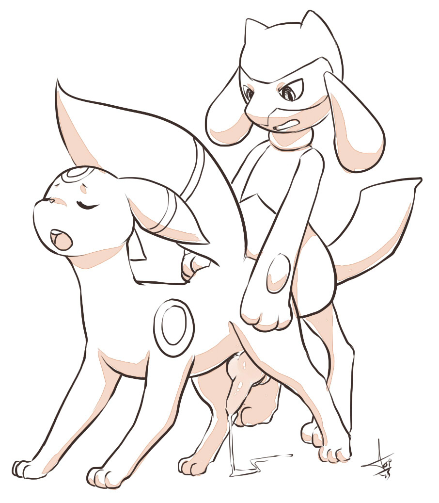 Rule34 – If it exists, there is porn of it / aogami, eeveelution, riolu, umbreon / 193048