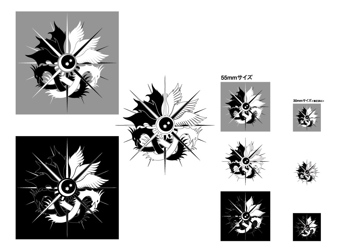 castlevania: curse of darkness, castlevania (series), official art, tagme, emblem, greyscale, monochrome
