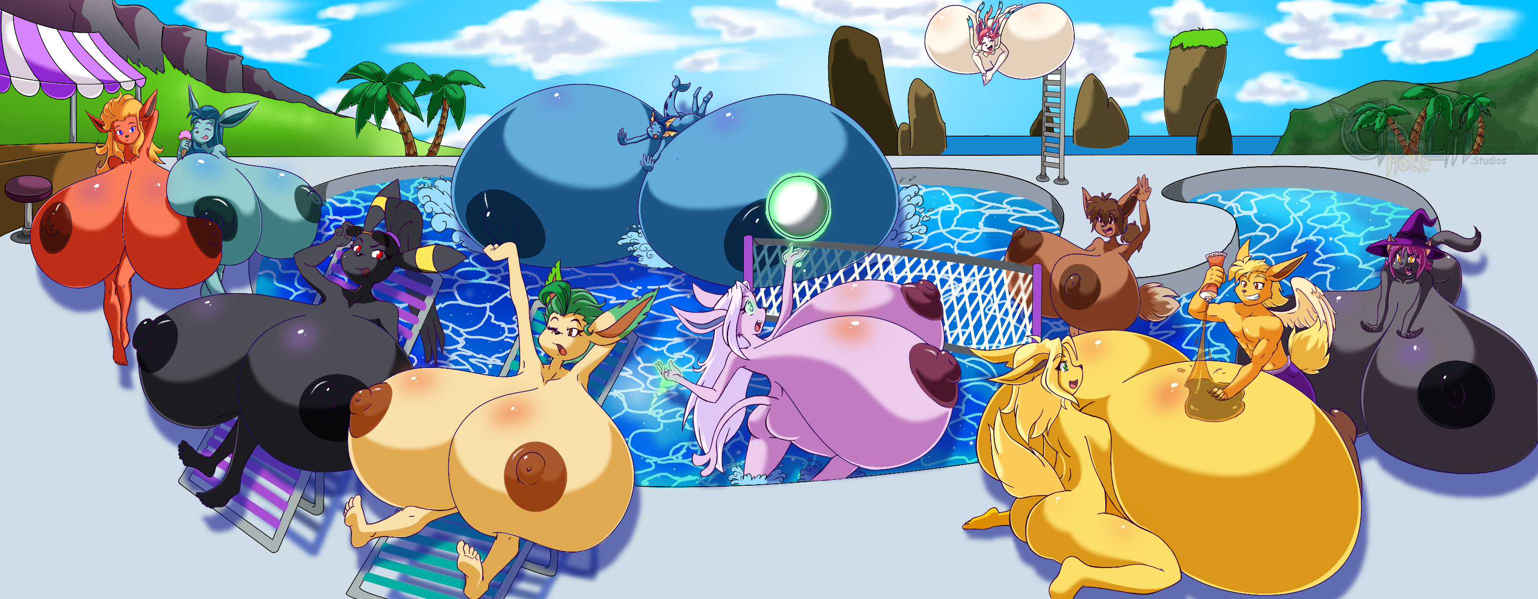 Rule34 – If it exists, there is porn of it / eevee, eeveelution, espeon, flareon, glaceon, jolteon, jolty, leafeon, sylveon, umbreon, vaporeon / 194447