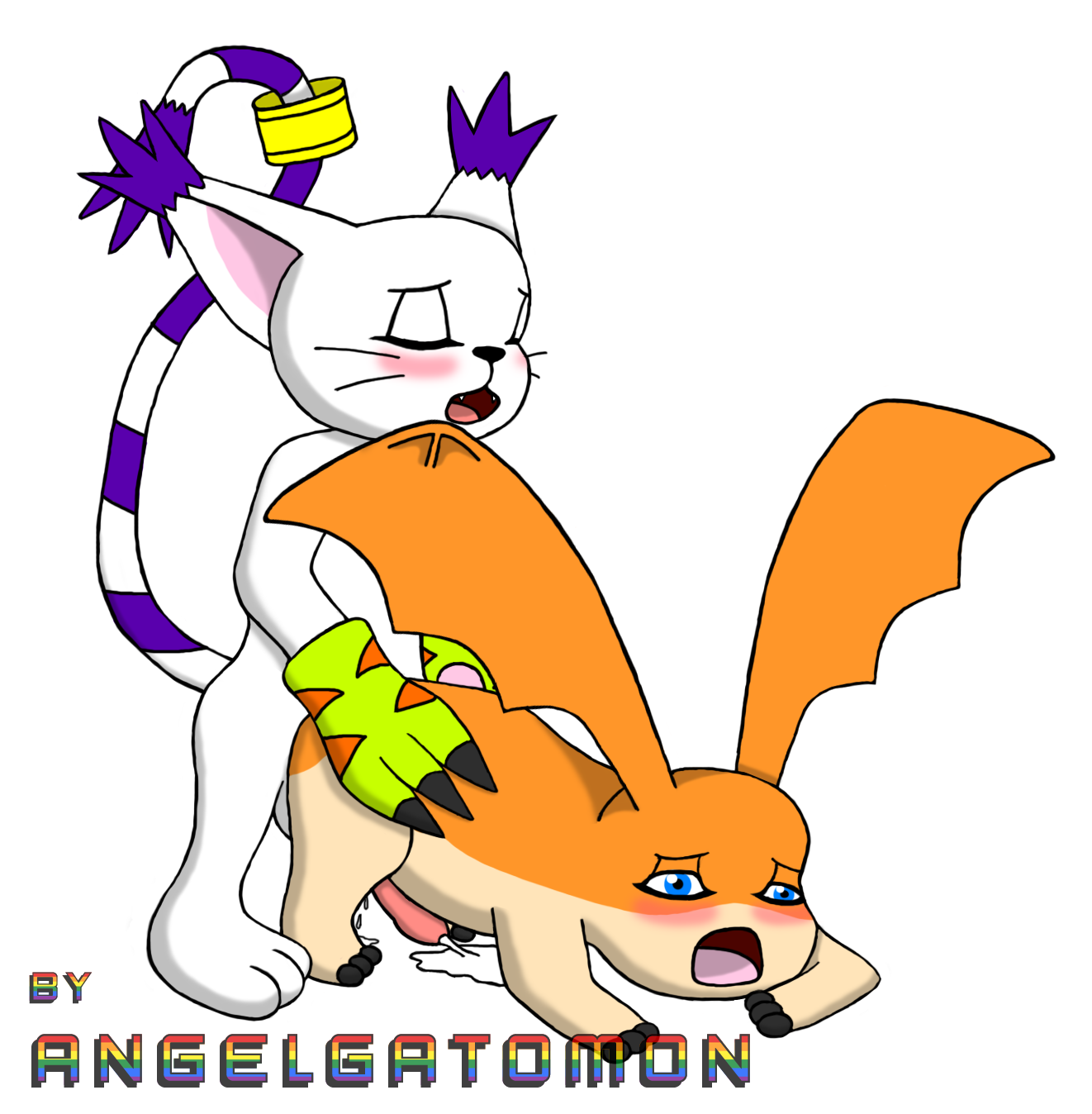Rule34 – If it exists, there is porn of it / gatomon, patamon / 194672