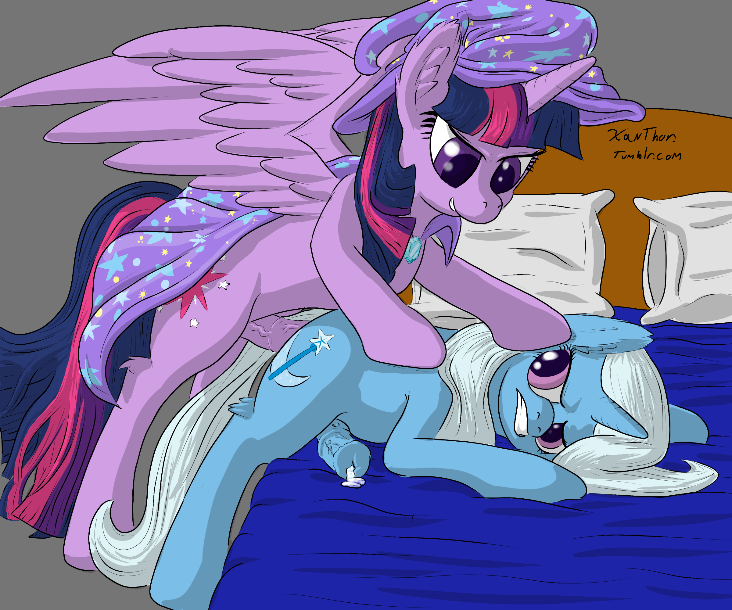 Rule34 – If it exists, there is porn of it / xanthor, trixie (mlp), twilight sparkle (mlp) / 194701