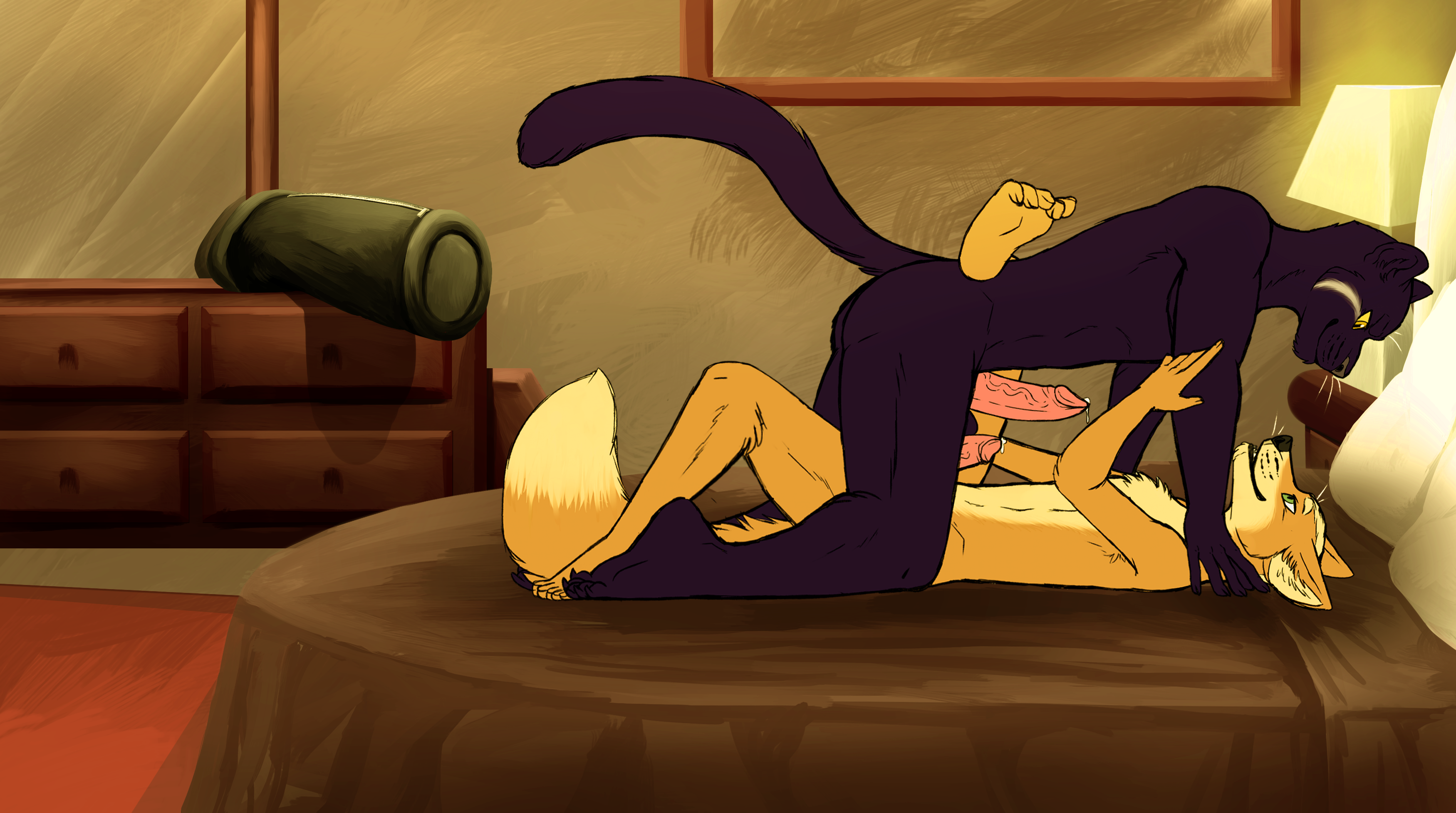 Rule34 – If it exists, there is porn of it / skyeprower, fox mccloud, panther caroso / 194819