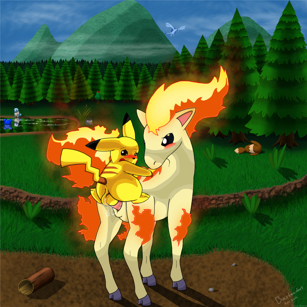 Rule34 – If it exists, there is porn of it / leaderdragon, eevee, legendary pokemon, lugia, marill, pachirisu, pikachu, ponyta, squirtle / 195233
