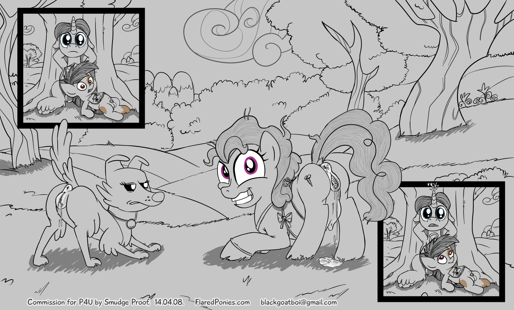 Rule34 – If it exists, there is porn of it / smudge proof, original character, pipsqueak (mlp), winona (mlp) / 195419