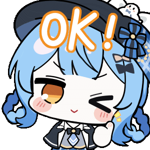 chunye haruya, tachibana sherry, mahou shoujo no majo saiban, animated, animated gif, artist collaboration, lowres, > o, 1girl, :>, black capelet, black hat, blue hair, blue necktie, braid, braided hair rings, capelet, chibi, chibi only, hair rings, hat, looking at viewer, necktie, nekoyashiki riri, no nose, notice lines, one eye closed, short hair, simple background, smile, solo, thumbs up, transparent background, upper body, yellow eyes