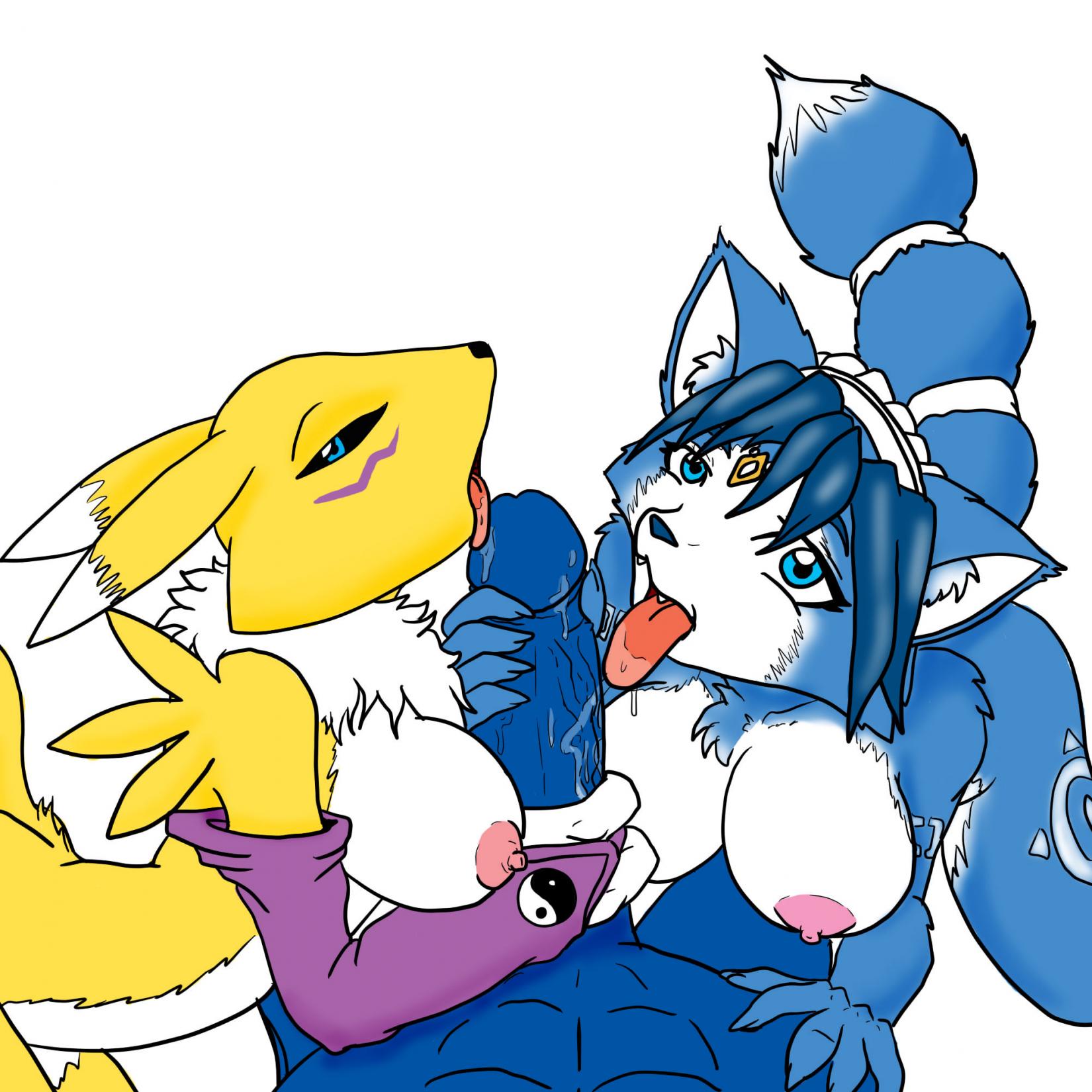 Rule34 – If it exists, there is porn of it / slashysmiley, krystal, renamon / 195633