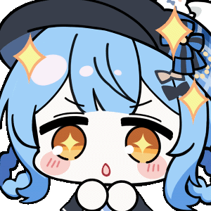 chunye haruya, tachibana sherry, mahou shoujo no majo saiban, animated, animated gif, artist collaboration, lowres, + +, 1girl, :o, black capelet, black hat, blue hair, blush stickers, braid, braided hair rings, capelet, chibi, chibi only, excited, hair rings, hands up, hat, looking at viewer, nekoyashiki riri, no nose, open mouth, rayman limbs, short hair, simple background, solo, sparkle, transparent background, upper body, yellow eyes