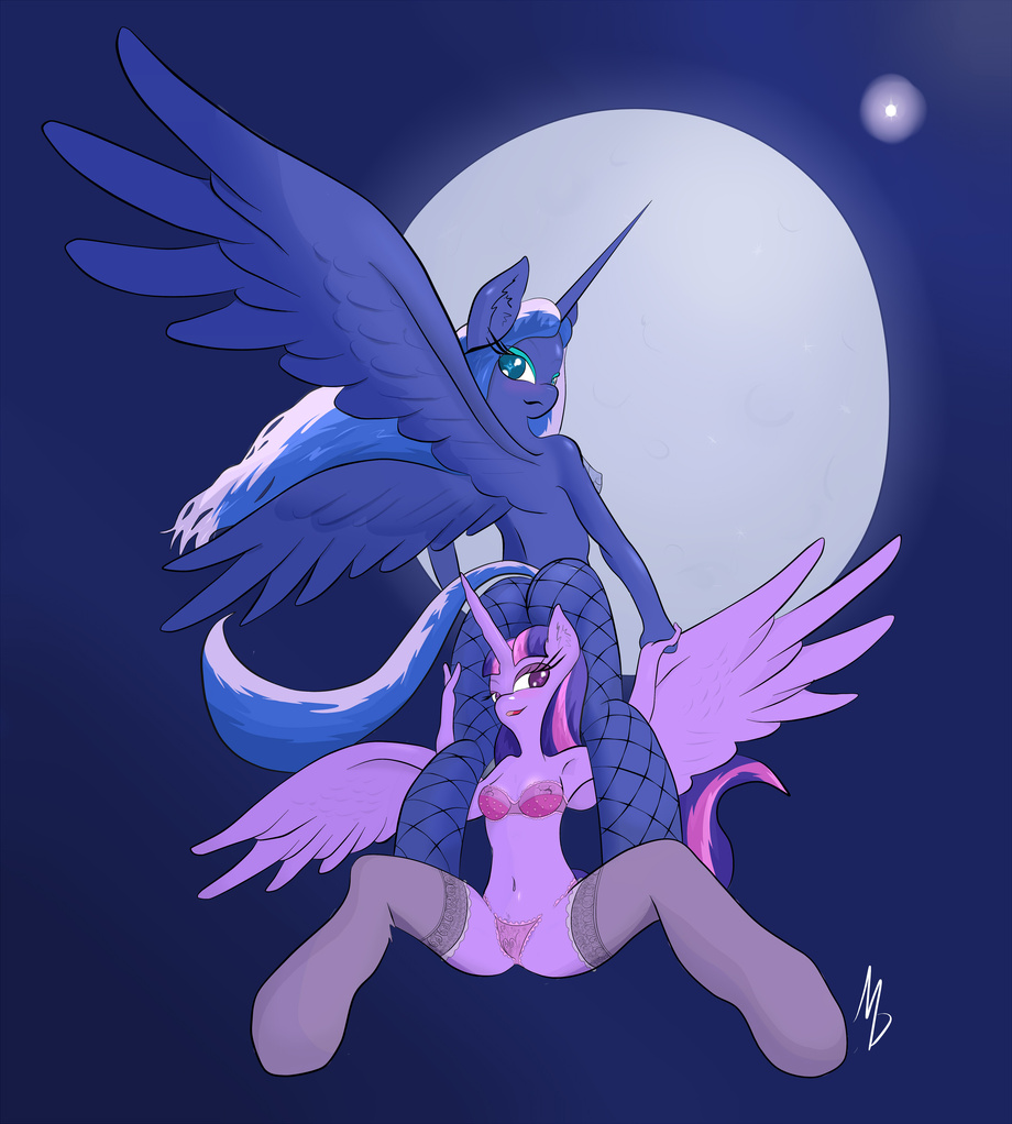 Rule34 – If it exists, there is porn of it / mdgusty, princess luna (mlp), twilight sparkle (mlp) / 196163