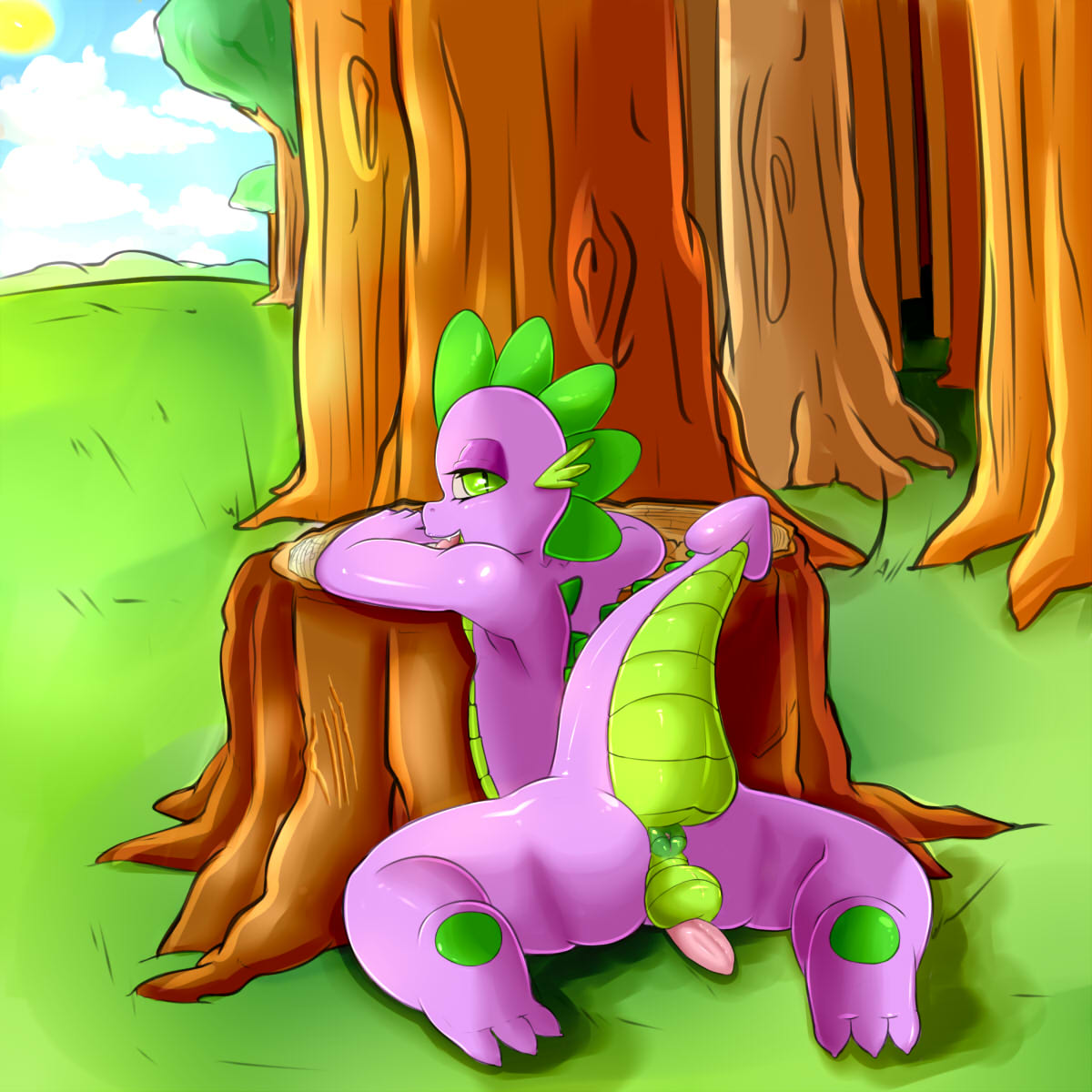 Rule34 – If it exists, there is porn of it / saurian (artist), spike (mlp) / 196965