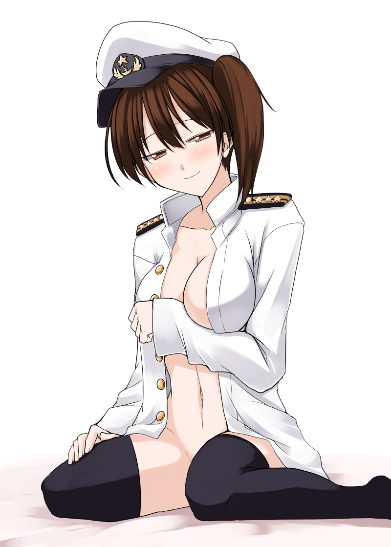 Rule34 – If it exists, there is porn of it / iwanori, female admiral (kantai collection), kaga (kantai collection) / 197095