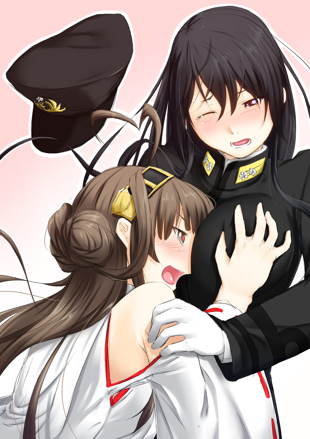 Rule34 – If it exists, there is porn of it / niwatazumi, female admiral (kantai collection), kongou (kantai collection) / 197159