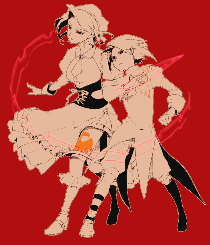 35, kanon (umineko), shannon (umineko), umineko no naku koro ni, bad id, bad pixiv id, 00s, hat, maid, sword, weapon
