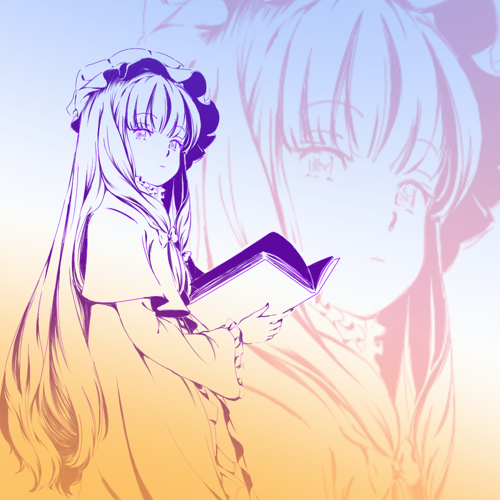 kakeru (artist), patchouli knowledge, touhou, bad id, bad pixiv id, 1girl, female focus, solo