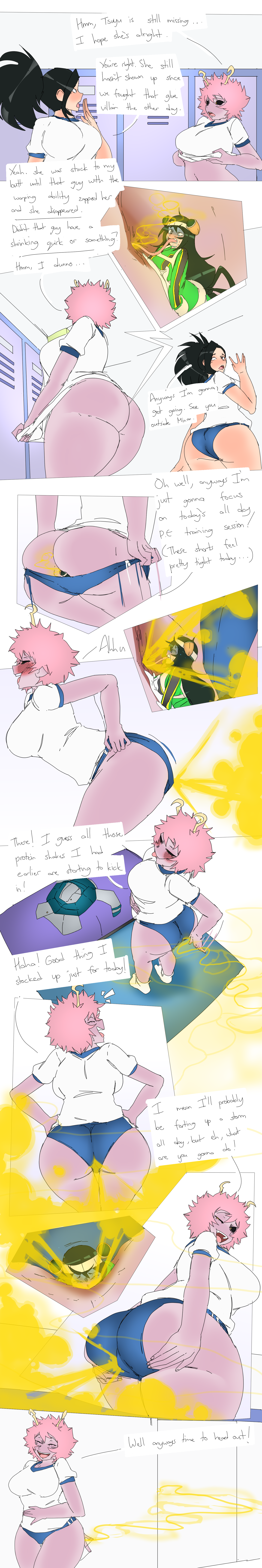 Rule34 – If it exists, there is porn of it / lazei, mina ashido, momo yaoyorozu, tsuyu asui / 8674545