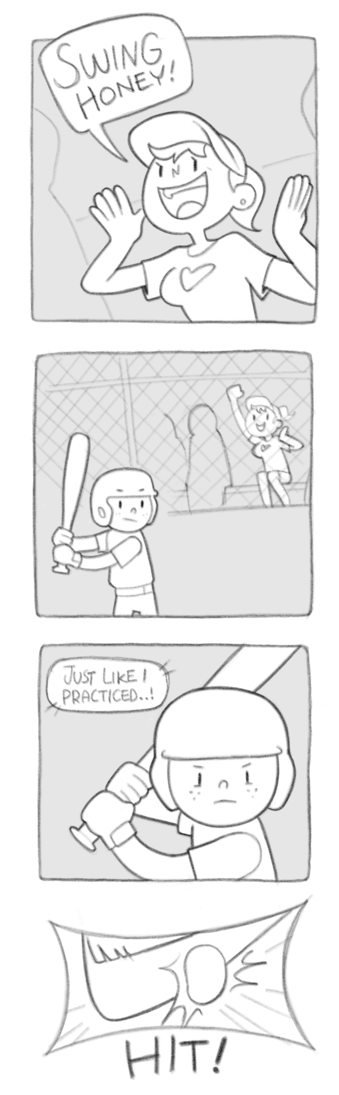 baseball, baseball bat, baseball cap, baseball uniform, hat, mother and son, sportswear