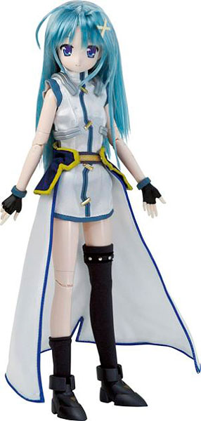 reinforce zwei, lyrical nanoha, mahou shoujo lyrical nanoha, mahou shoujo lyrical nanoha a's, mahou shoujo lyrical nanoha strikers, 00s, asymmetrical clothes, figure, solo