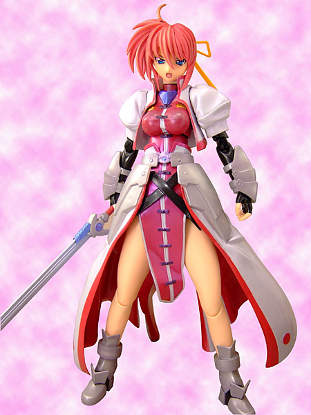 signum, lyrical nanoha, mahou shoujo lyrical nanoha, mahou shoujo lyrical nanoha a's, mahou shoujo lyrical nanoha strikers, 00s, figure, ponytail, waist cape