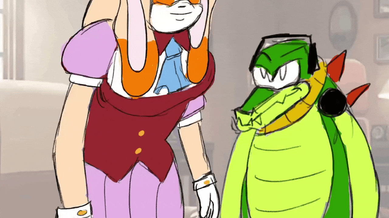 Rule34 – If it exists, there is porn of it / charmy bee, vanilla the rabbit, vector the crocodile / 8674648