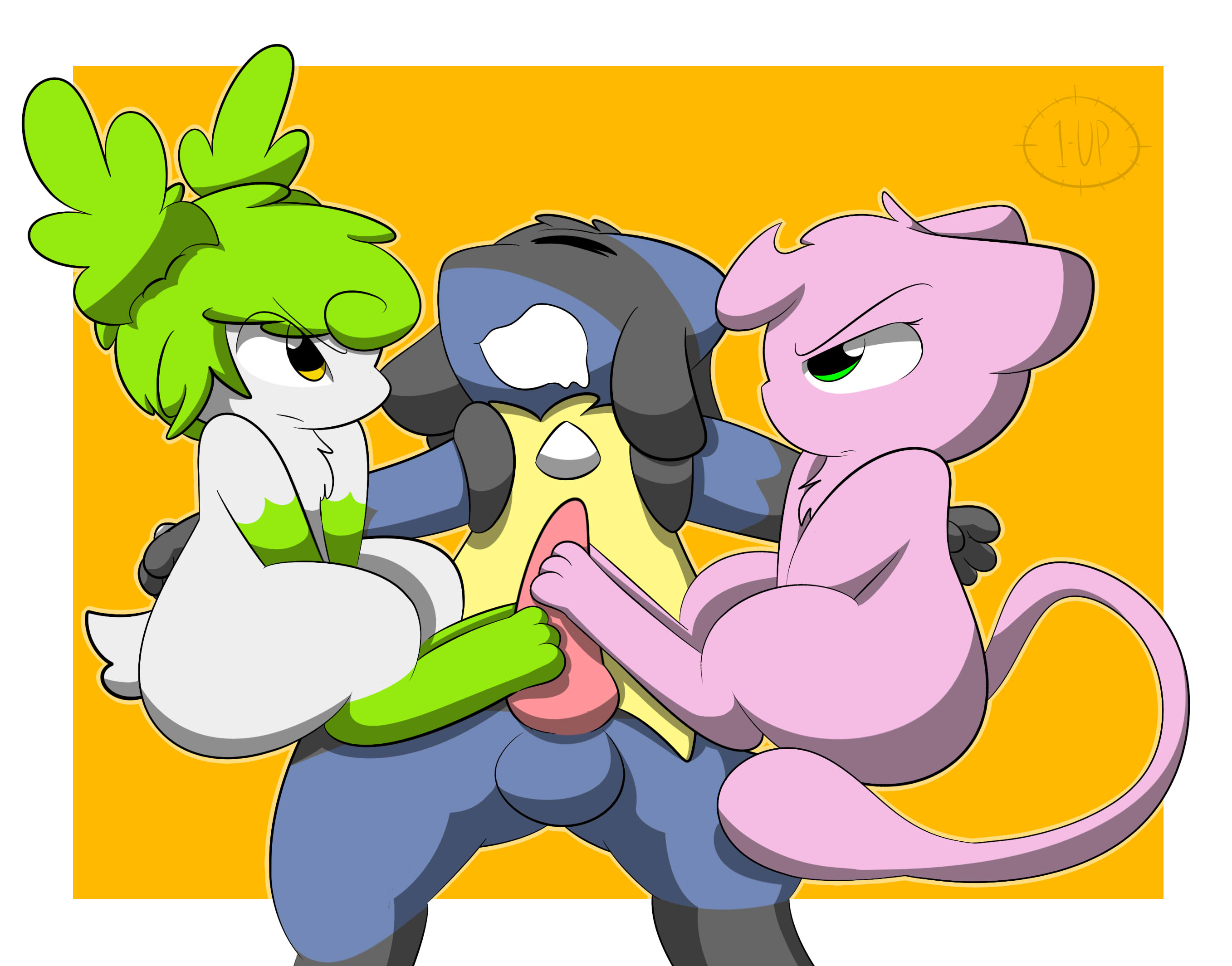 Rule34 – If it exists, there is porn of it / 1-upclock, legendary pokemon, lucario, mew, shaymin / 199015