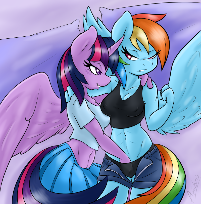 Rule34 – If it exists, there is porn of it / ambris, rainbow dash (mlp), twilight sparkle (mlp) / 199034