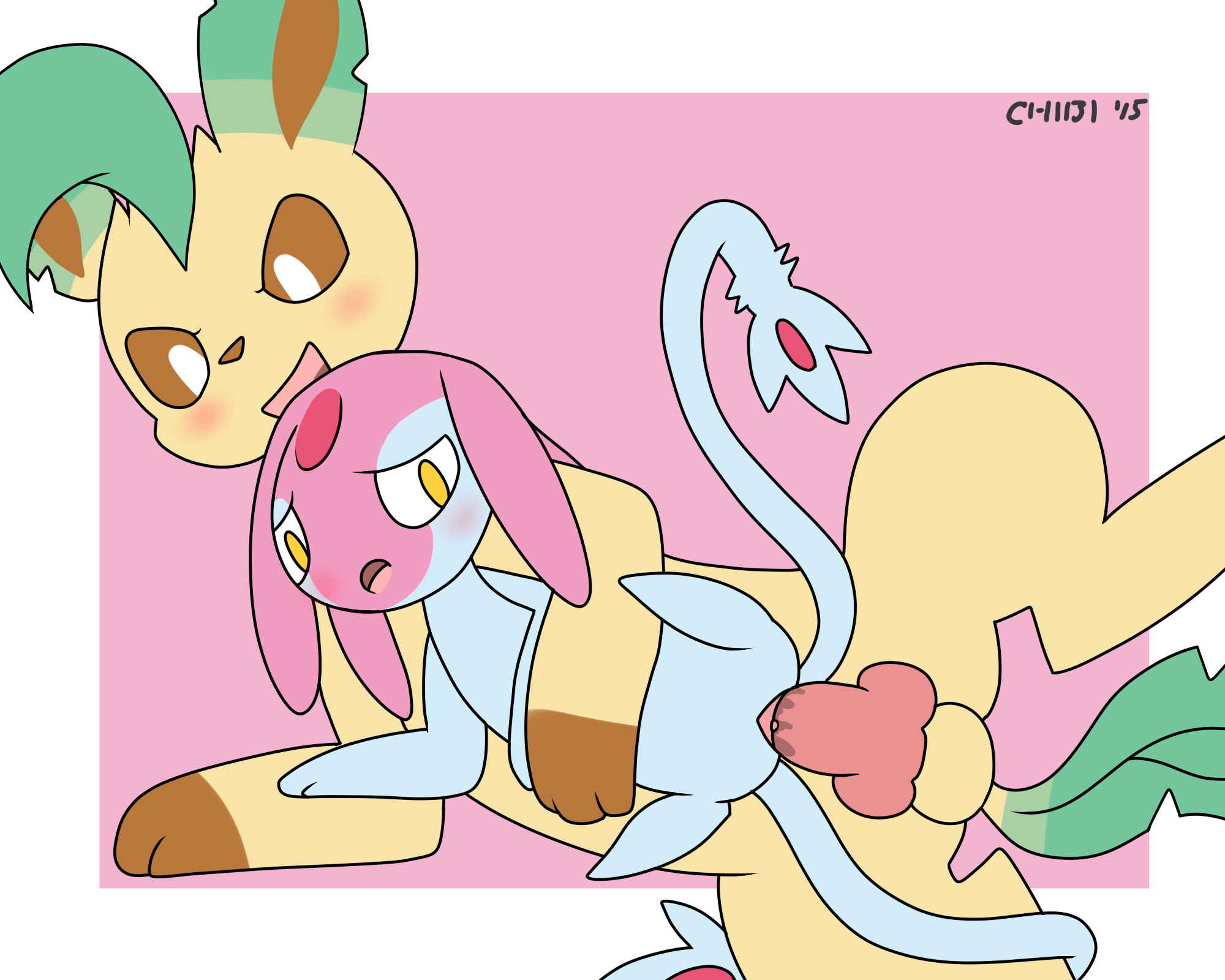 Rule34 – If it exists, there is porn of it / c1-11131, eeveelution, leafeon, legendary pokemon, mesprit / 199094
