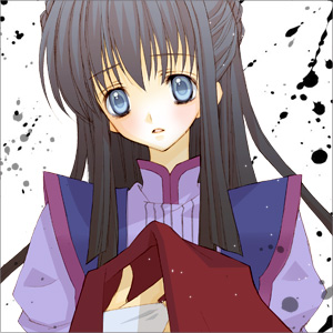 bernard sho, marina ismail, gundam, gundam 00, bad id, bad pixiv id, lowres, 00s, 1girl, black hair, blue eyes, female focus, long hair, solo