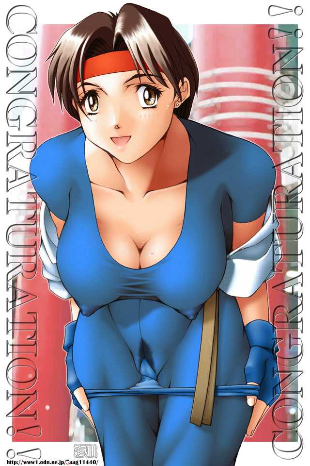 yuri sakazaki, ryuuko no ken, snk, the king of fighters, braid, brown hair, headband, red headband