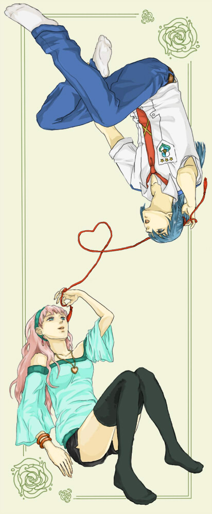 tani (lupe), saotome alto, sheryl nome, macross, macross frontier, bad id, bad pixiv id, 00s, 1boy, 1girl, couple, hetero, thighhighs